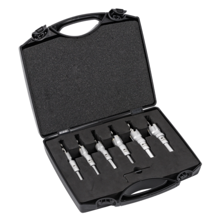 Set 6 Carote Freze Circulare TCT EUROBOOR – Ø12/14/16/18/20/22mm × 27mm