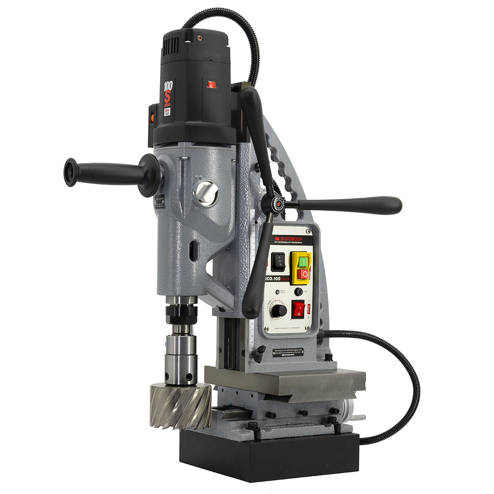Euroboor ECO.100S+/CT mașină de găurit cu talpă magnetică 100mm 2200W