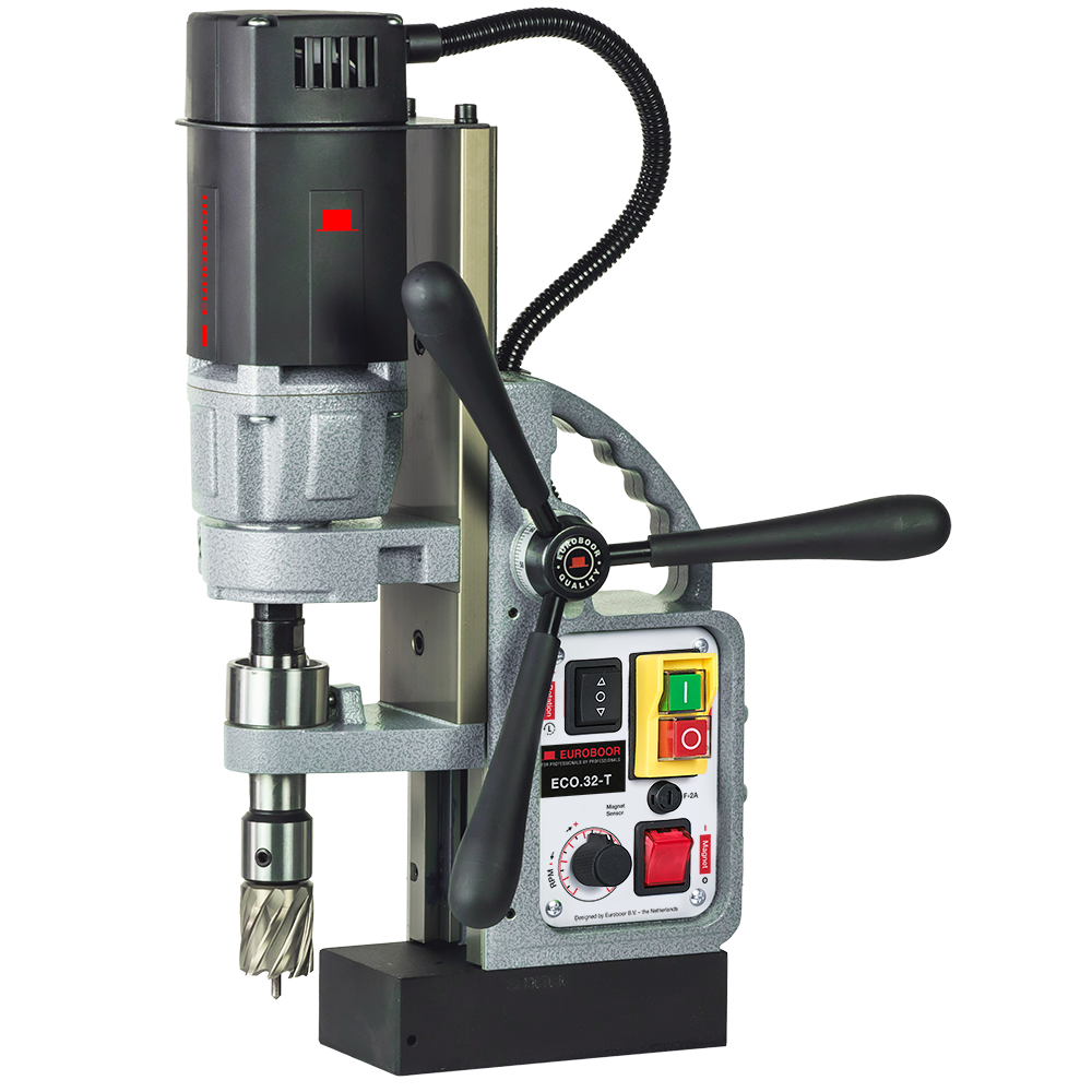Mașină Talpă Magnetică Euroboor ECO.32-T, Ø32mm, 1050W, Filetare M3-M12