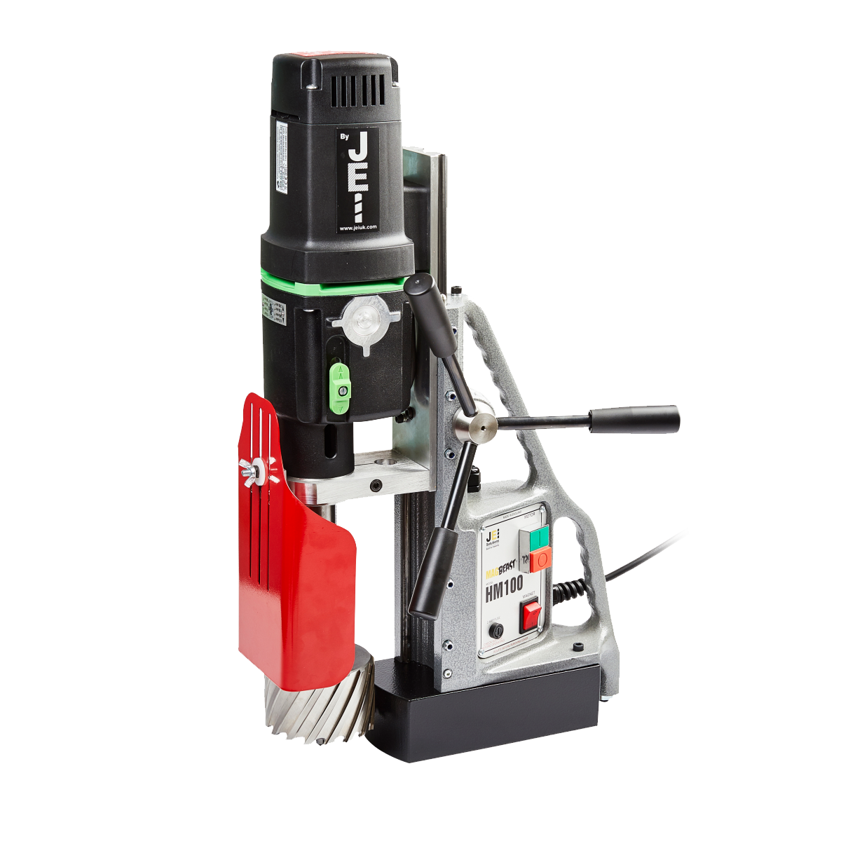 Mașină de găurit cu talpă magnetică JEI MagBeast™ HM100, Ø100mm, 1700W