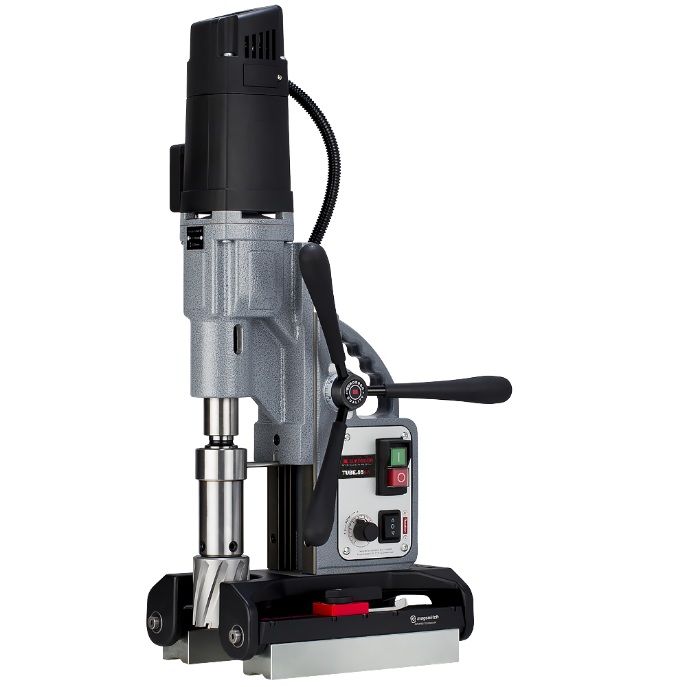 Mașină Talpă Magnetică Euroboor TUBE.55S-T, Ø55mm, 1700W pentru Suprafețe Rotunde