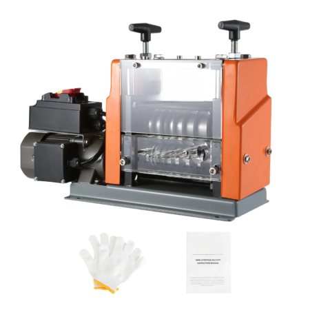 Mașină Electrică Automată de Dezizolat Cabluri VEVOR – 60W, Ø1.5–25mm, 7 Canale