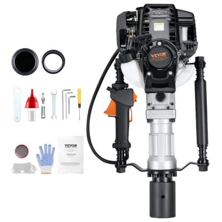Batator stalpi pe benzina VEVOR 37cc motor 4 timpi