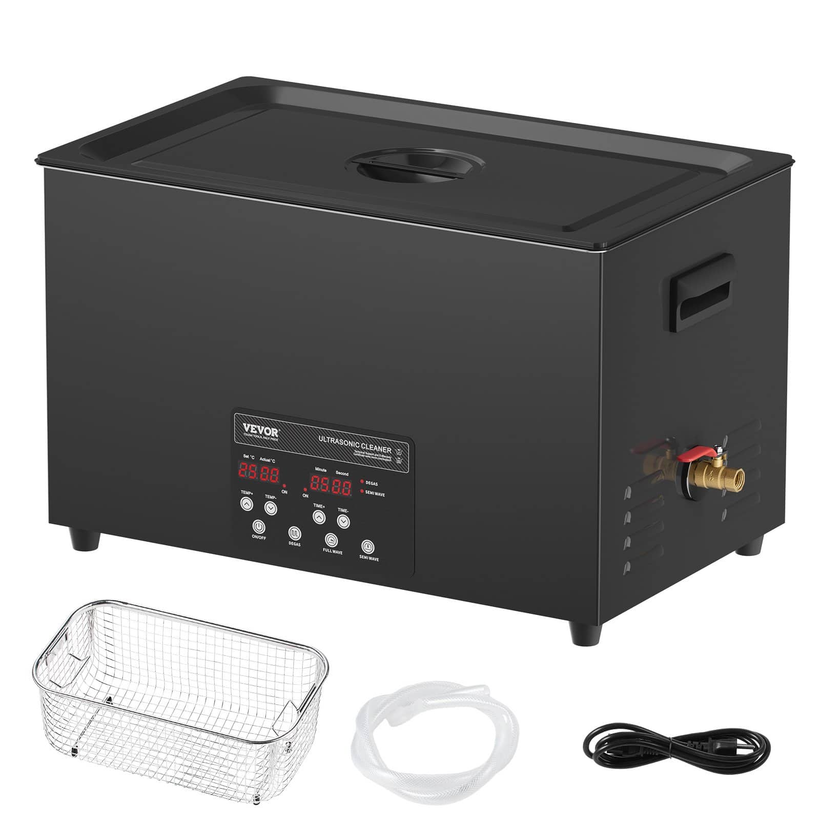 Curatator cu ultrasunete VEVOR 30L 600W 40kHz