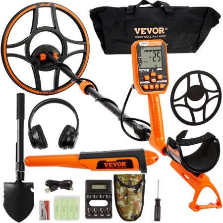 Detector de Metale VEVOR IP68 bobina 30.5cm 7 moduri