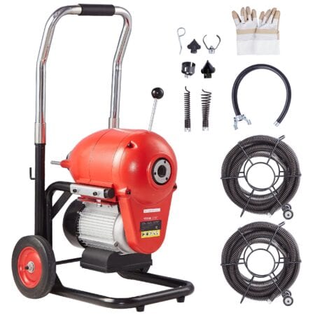 Masina de curatat conducte VEVOR 1100W 36m