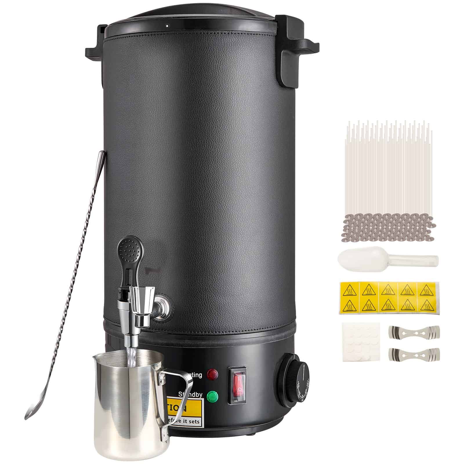 Topitor de ceara VEVOR 10L electric pentru lumanari