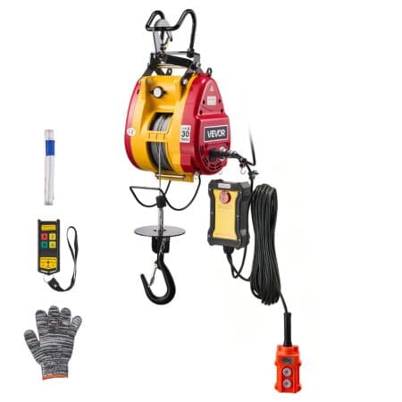Troliu Electric Palan VEVOR 2-în-1 300kg 1500W