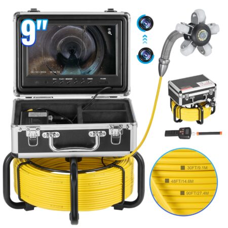 Camera de inspectie canalizare VEVOR 30m