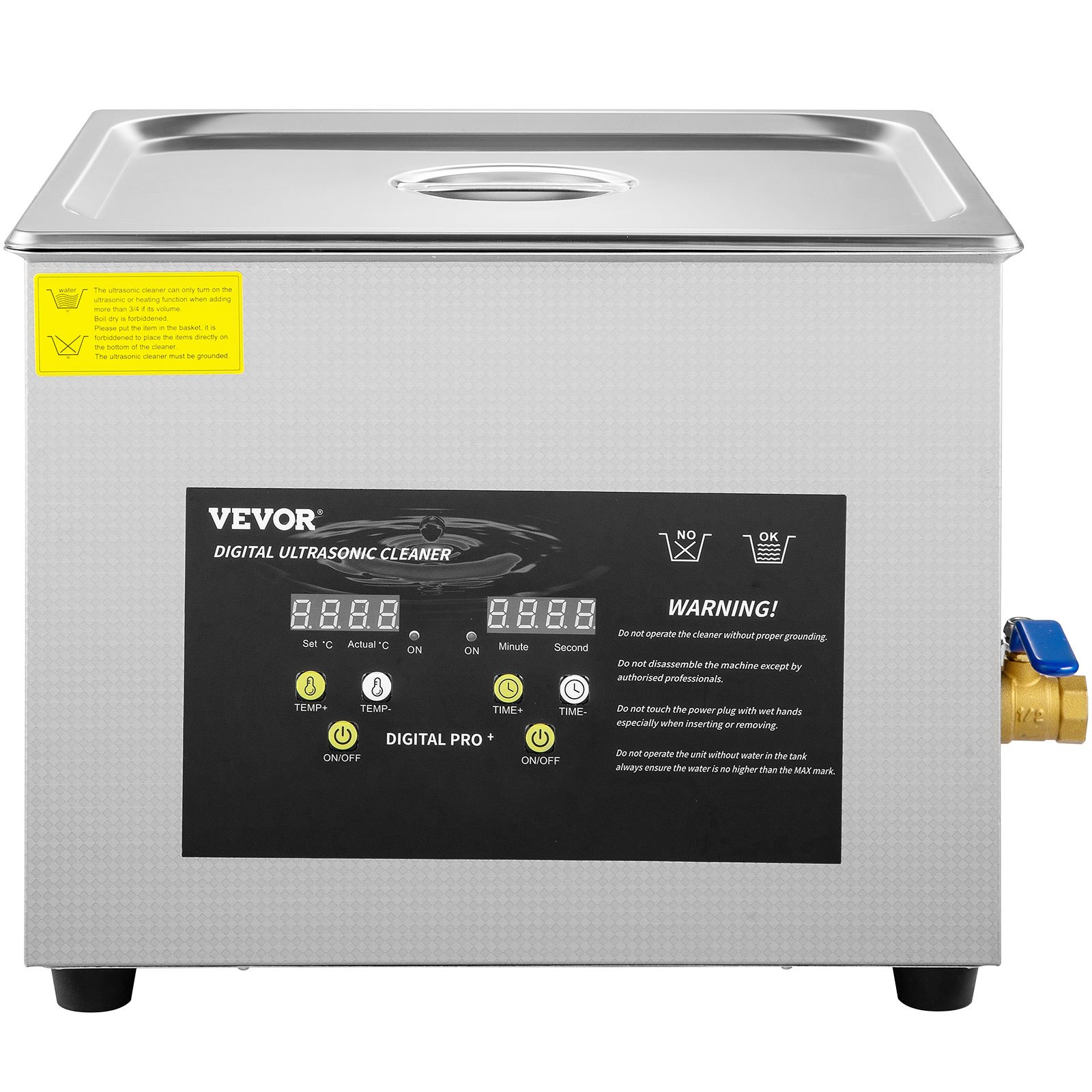 Curatator cu ultrasunete VEVOR 15L 360W