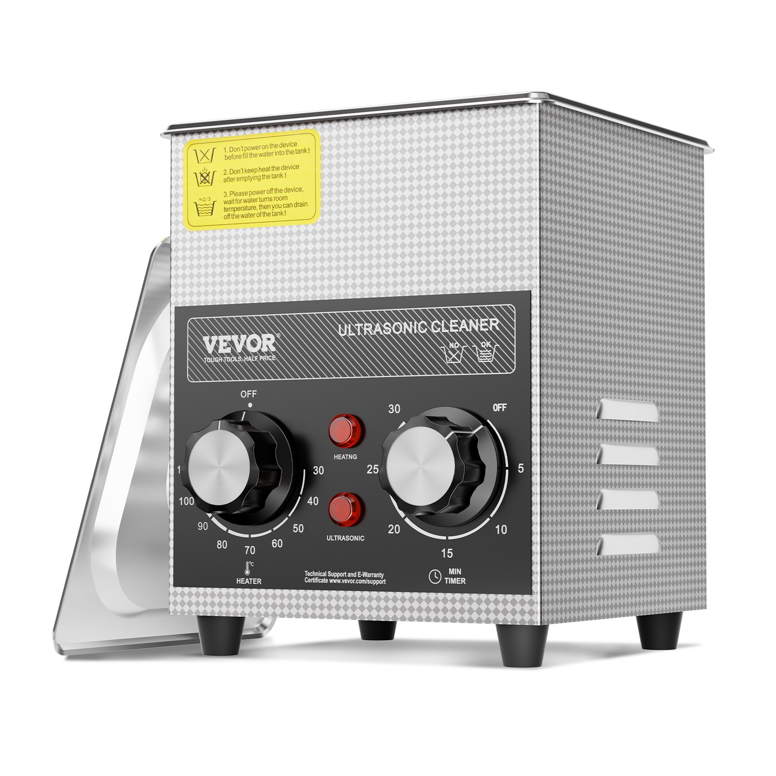 Curatator cu ultrasunete VEVOR 2L 60W